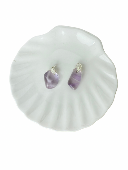Olivia tumbled stone pendant Amethyst