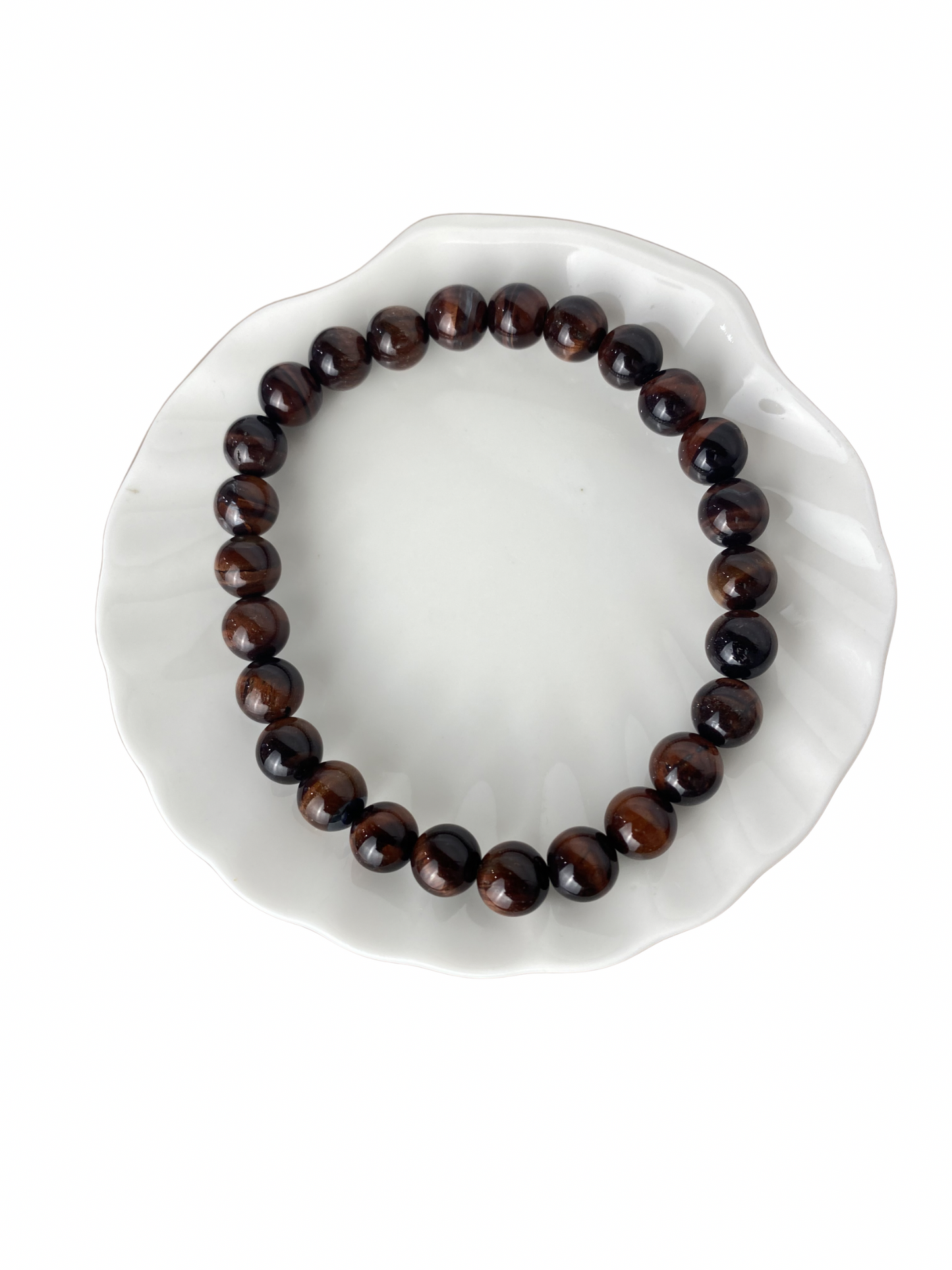 Kattenoog kogelarmband 8 mm (21 cm)