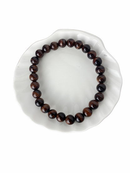 Kattenoog kogelarmband 8 mm (21 cm)