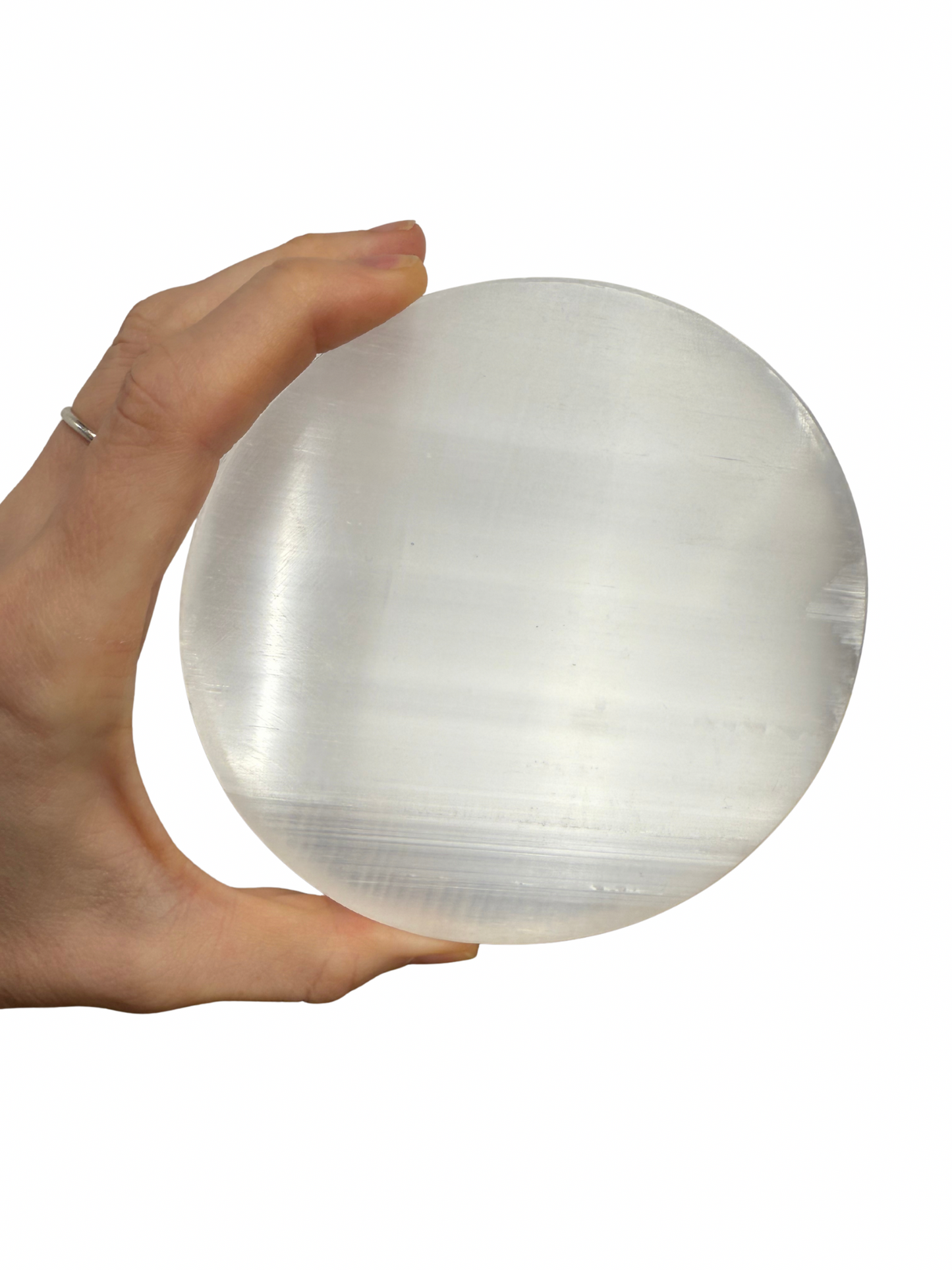 Selenite charging disc round 15 cm