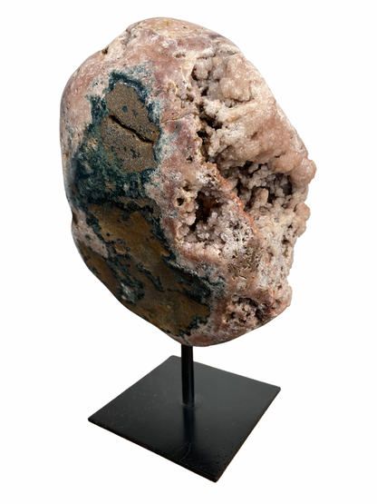 Pink Amethyst (Chalcedony) on stand