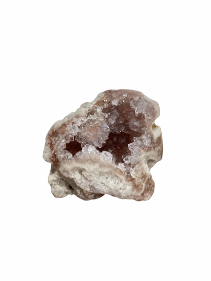 Roze Amethist (Chalcedoon) op standvlak