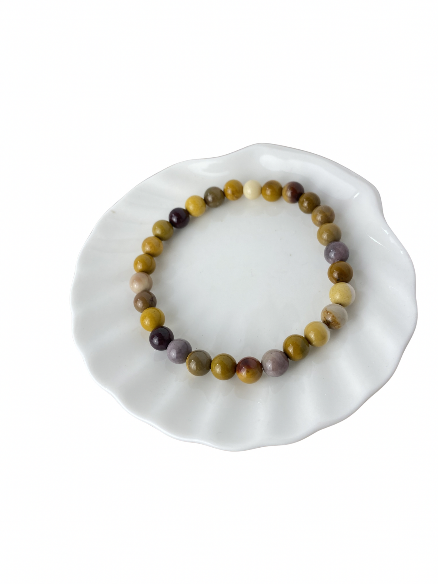 Mookaiet kogelarmband 6 mm