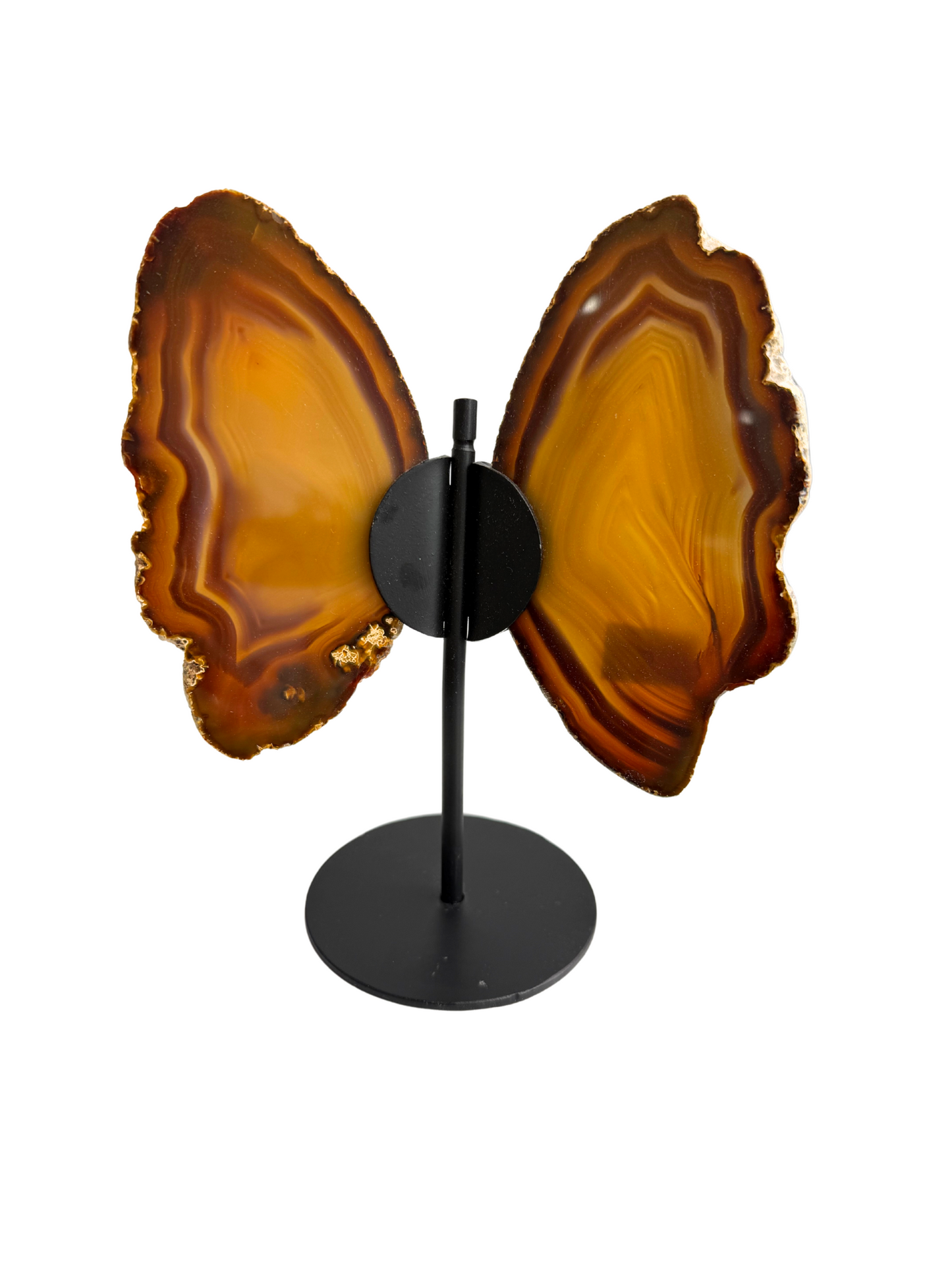 Agate butterfly on stand