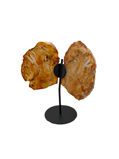 Agate butterfly on stand