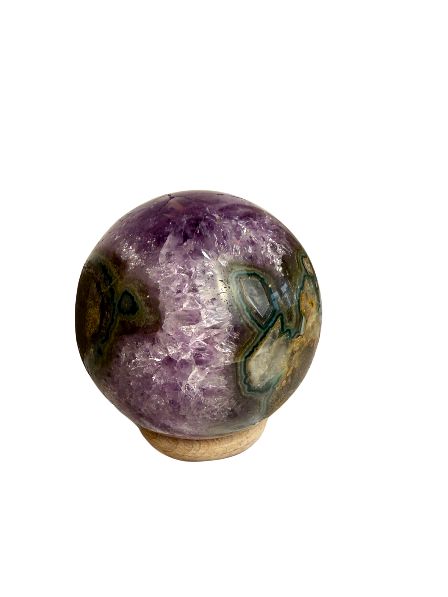 Amethyst ball geode