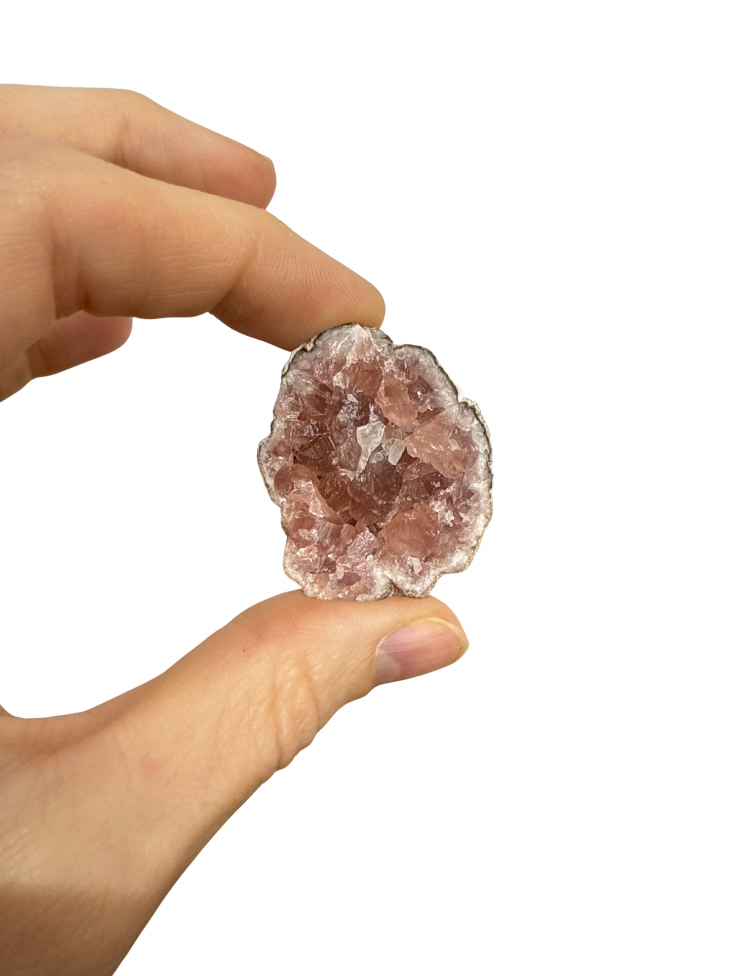 Roze Amethist geode uit Patagonië 12