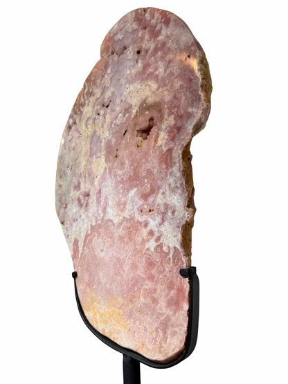 Roze Amethist (Chalcedoon) op standaard XXL (9 kg)