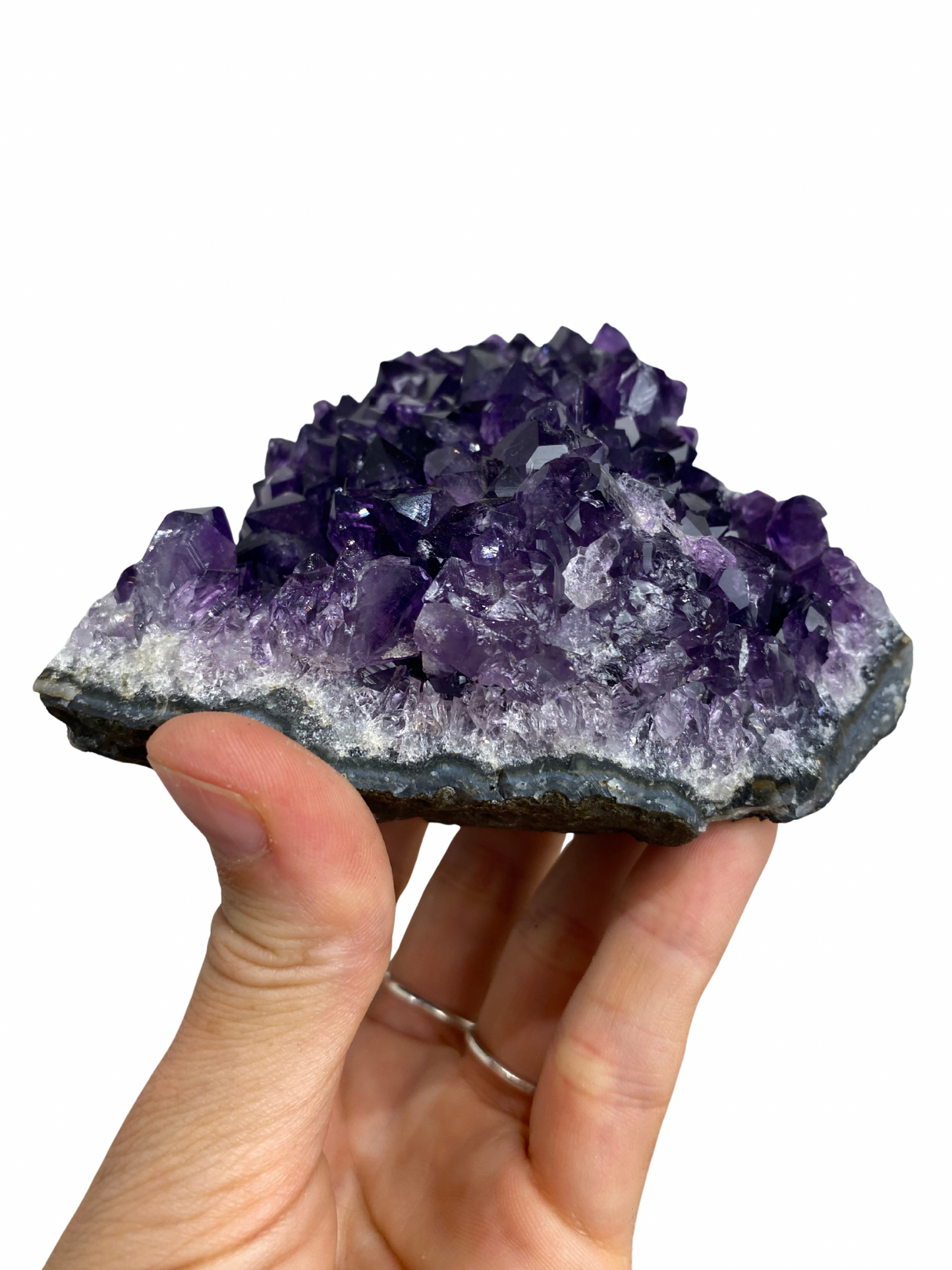 Galaxy Amethyst on stand