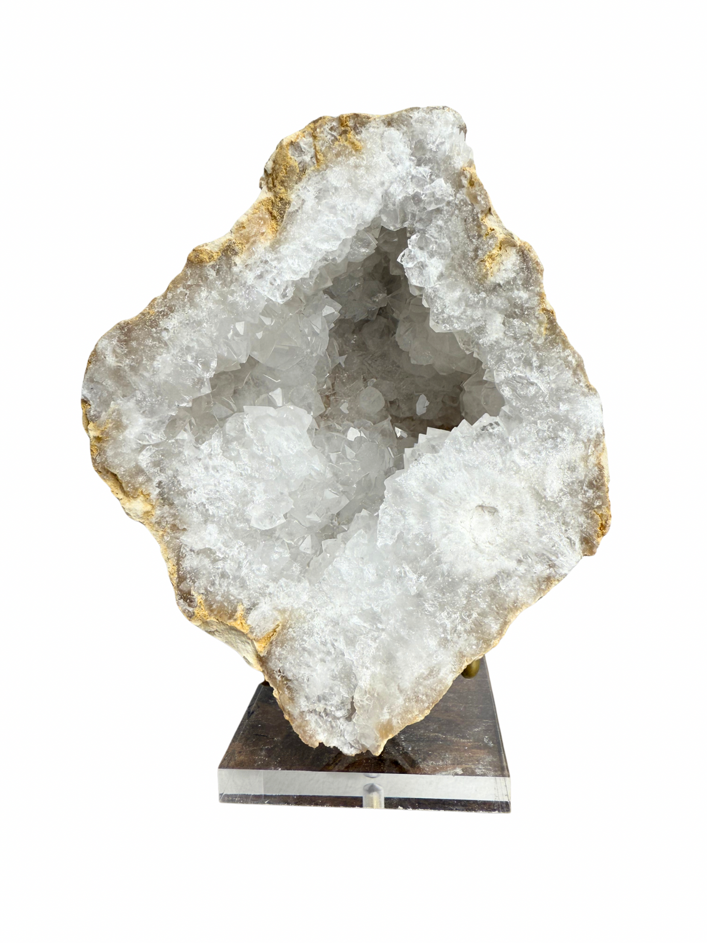 Kwarts geode half