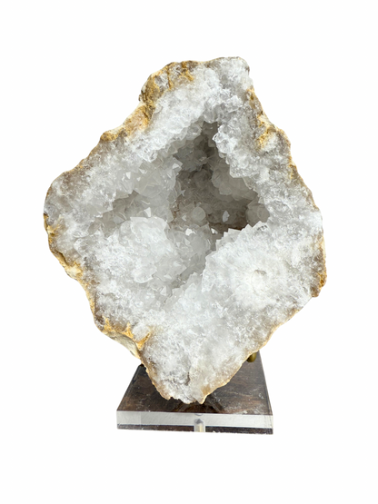 Kwarts geode half