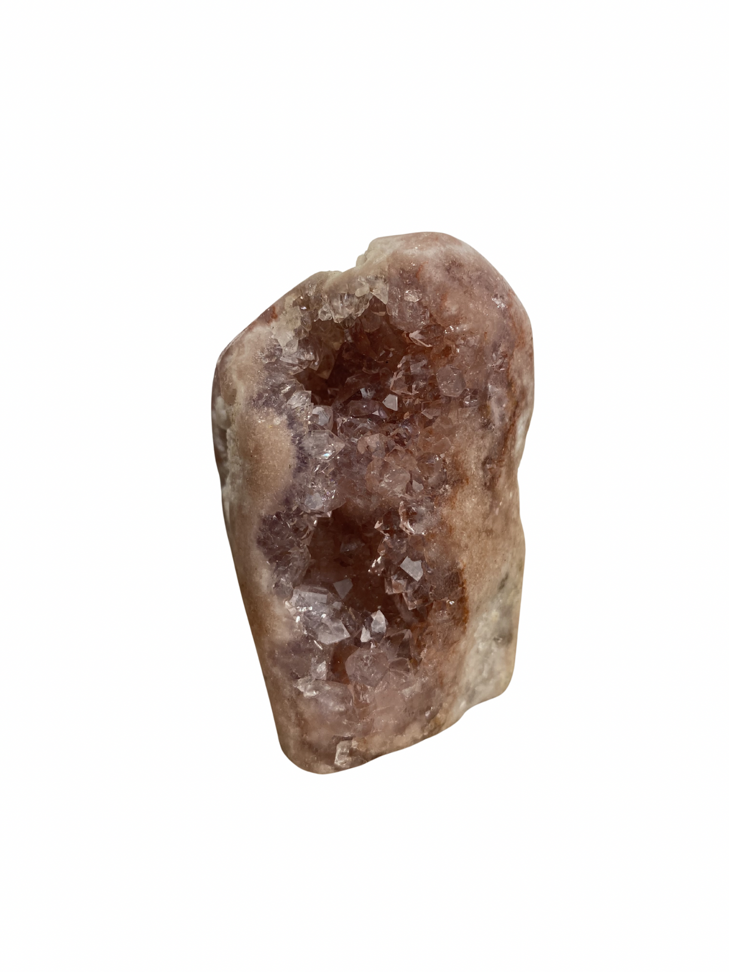 Roze Amethist (Chalcedoon) op standvlak 1