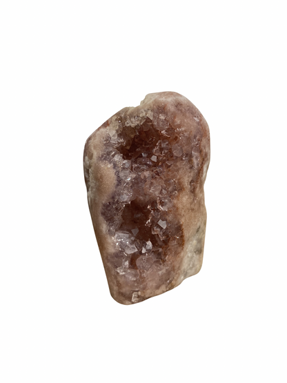 Roze Amethist (Chalcedoon) op standvlak 1