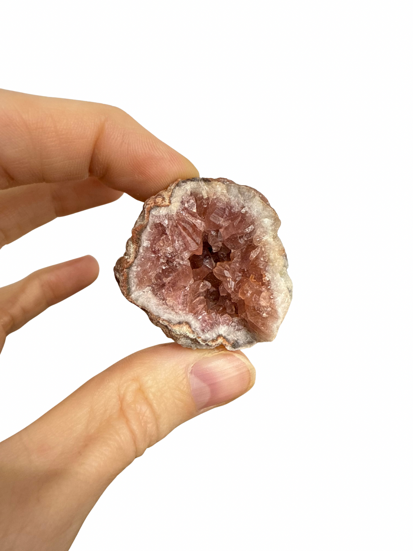 Roze Amethist geode uit Patagonië 4