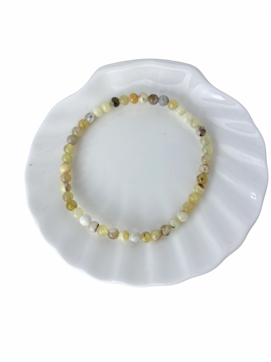 Blue Chalcedony (Blue Lace Agate) bracelet split