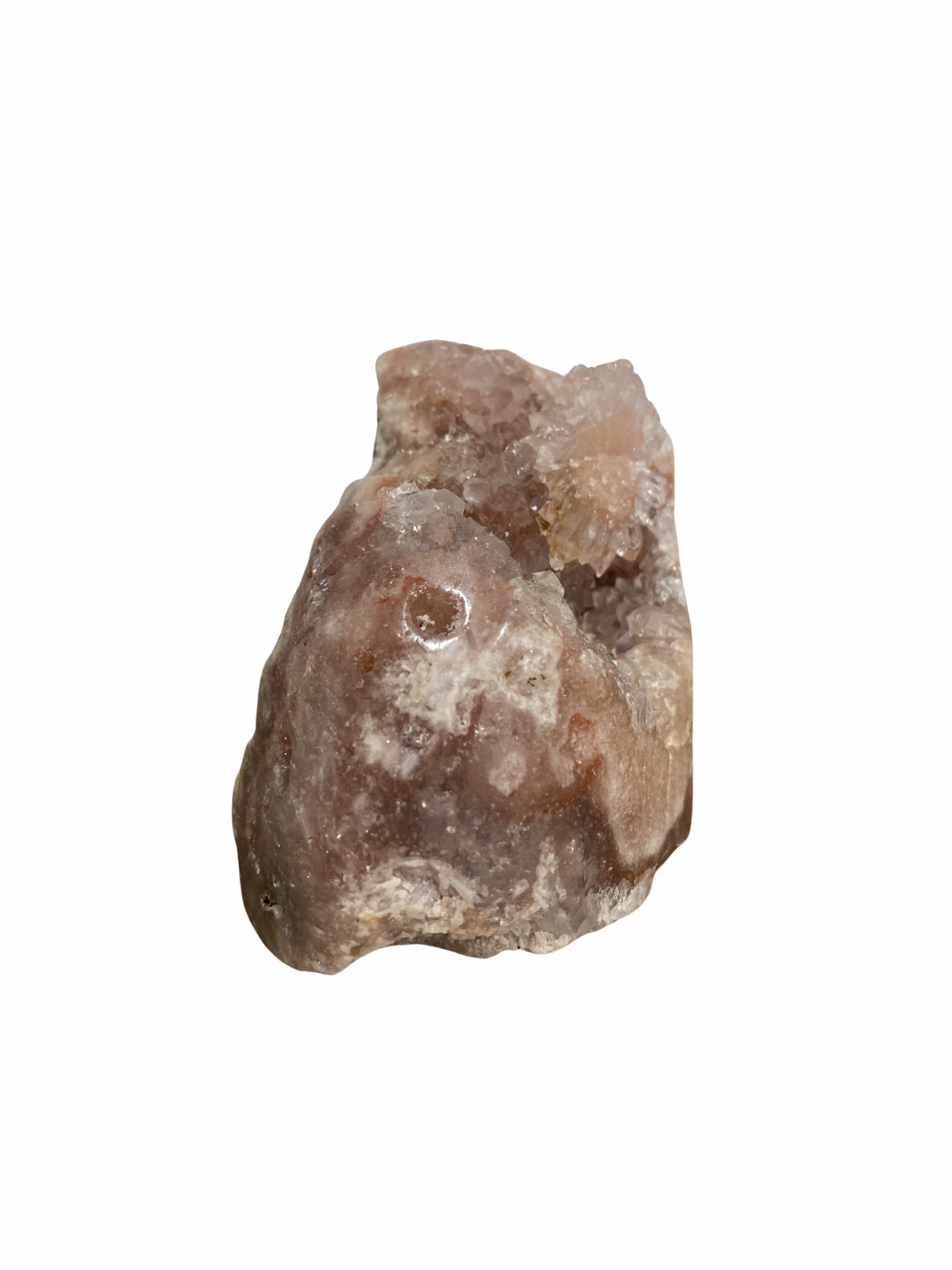 Roze Amethist (Chalcedoon) op standvlak