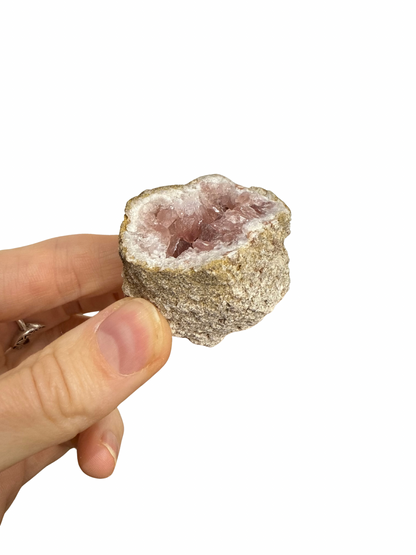 Roze Amethist geode uit Patagonië 7