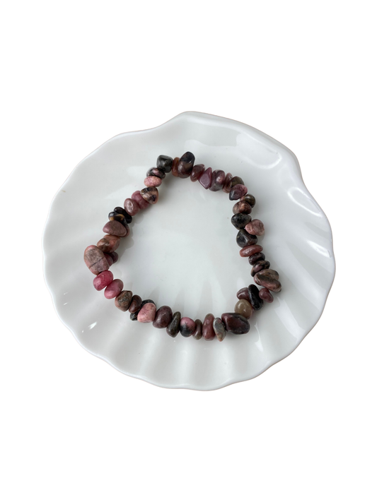 Rhodoniet armband split