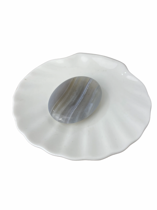 Agaat duimsteen (worry stone)