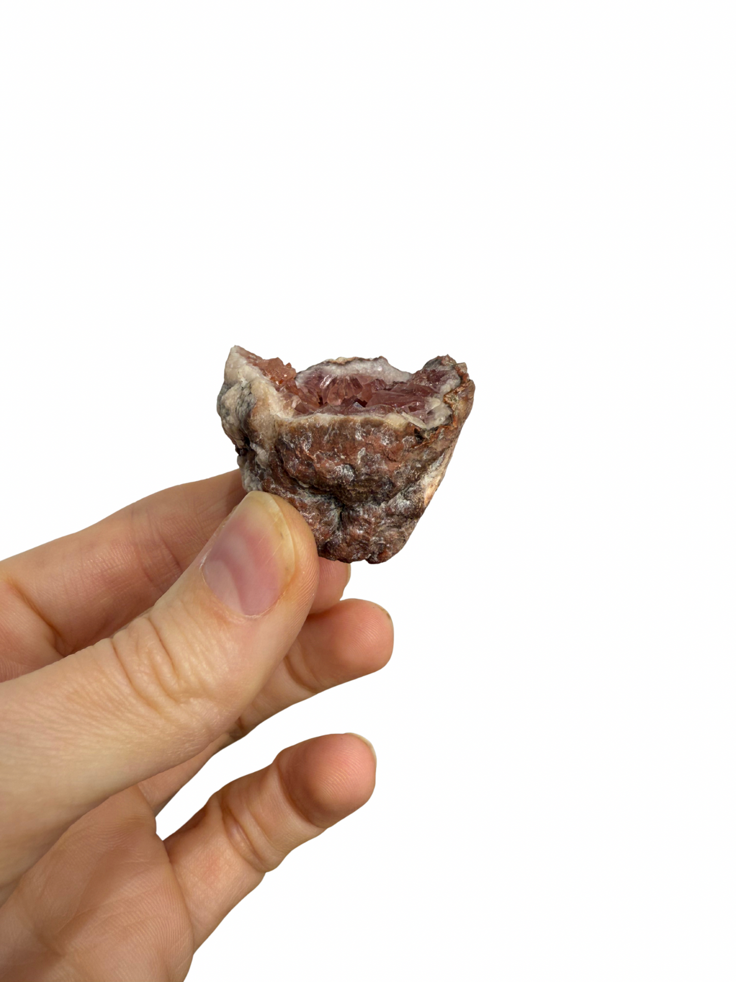 Roze Amethist geode uit Patagonië 4