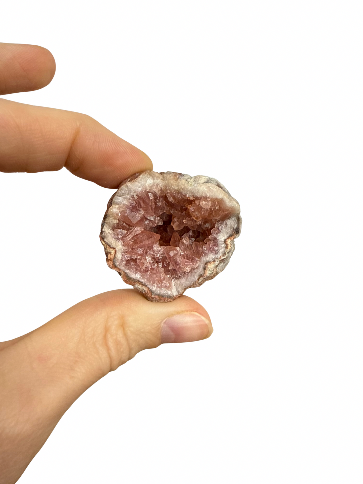 Roze Amethist geode uit Patagonië 4