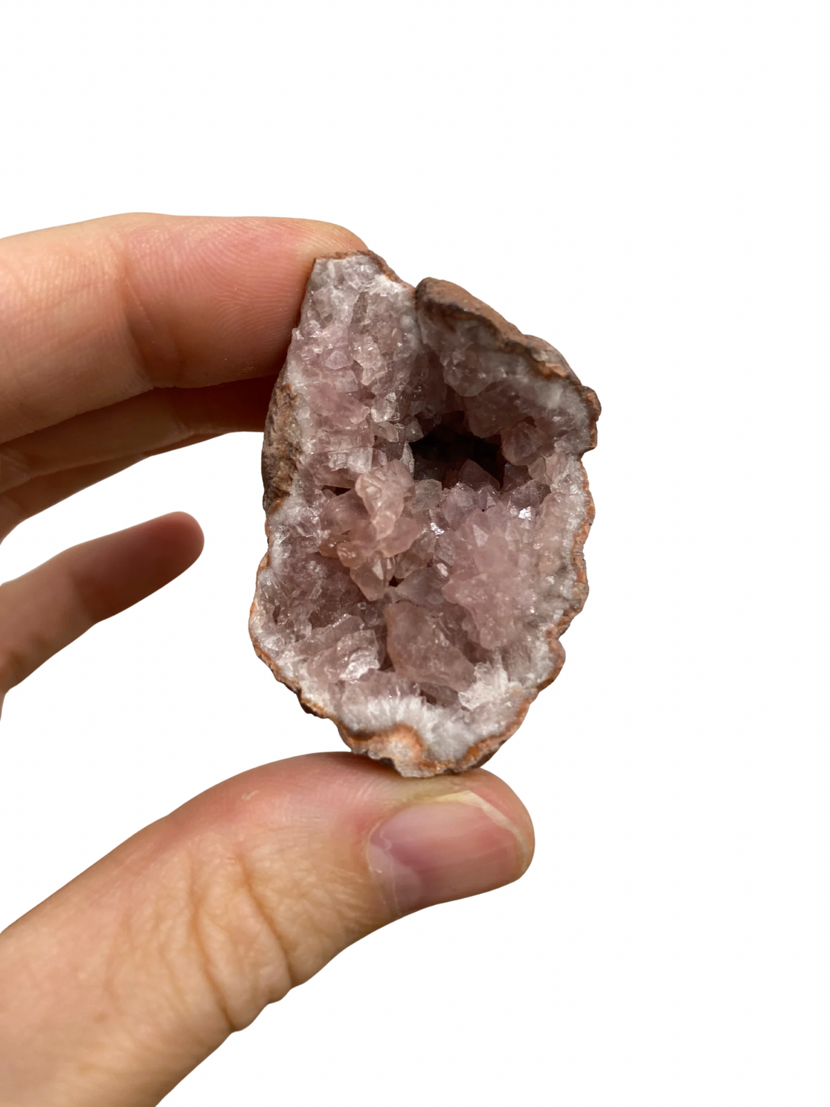 Roze Amethist geode uit Patagonië (Argentinië) 4