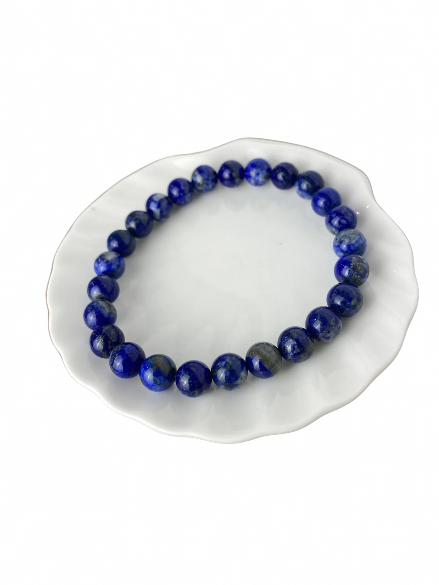 Lapis Lazuli bracelet ball 6 mm
