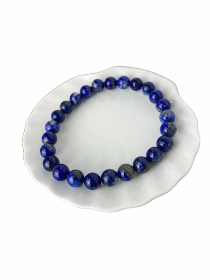 Lapis Lazuli bracelet ball 6 mm