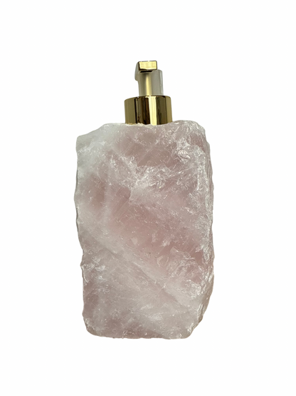 Zeeppomp van Rozenkwarts goud 2