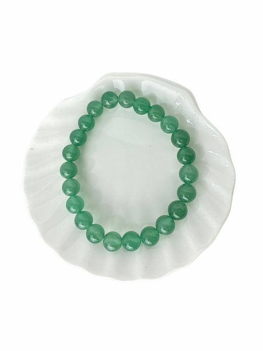 Groene Aventurijn kogelarmband 8 mm