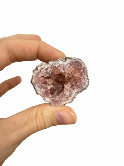 Roze Amethist geode uit Patagonië 11