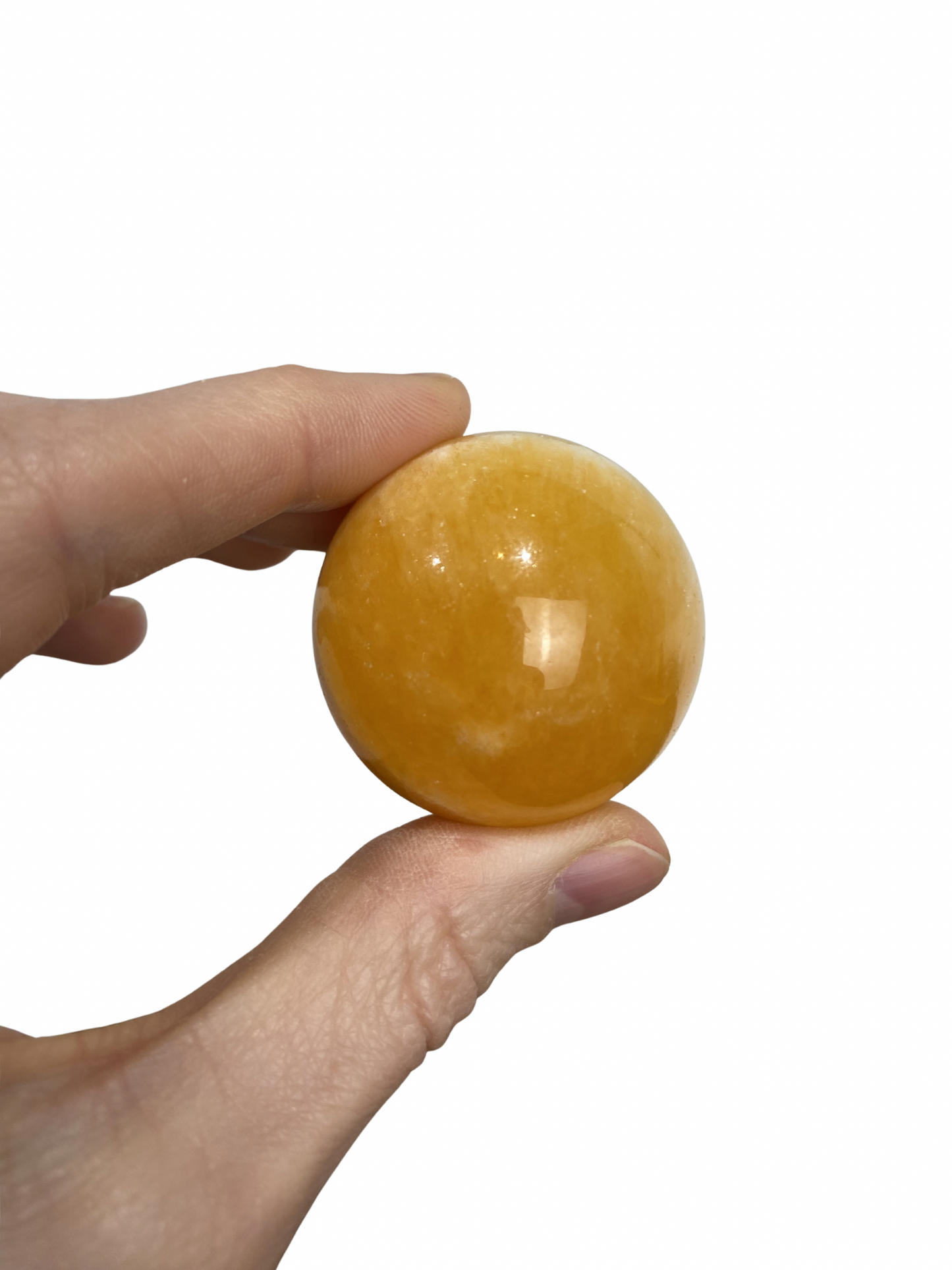 Orange Calcite ball