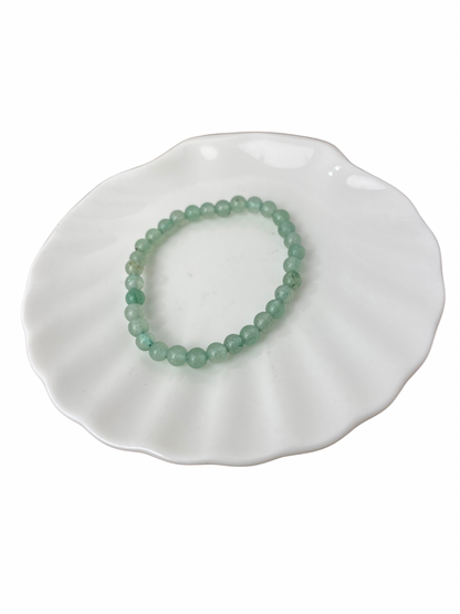 Gouden Driehoek kinderarmband kogel 4 mm