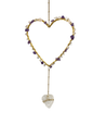 Gemstone heart pendant Moonstone