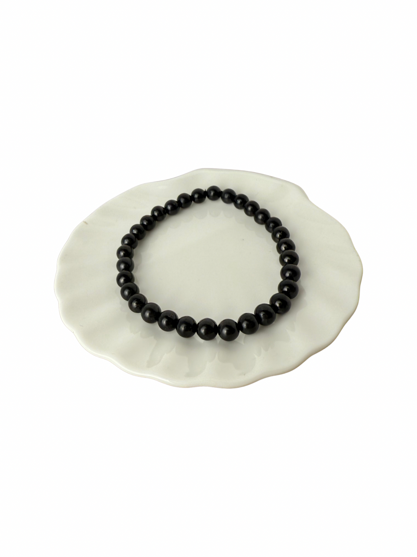 Shungite bracelet ball 6 mm