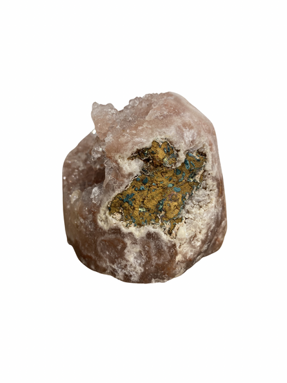 Roze Amethist (Chalcedoon) op standvlak