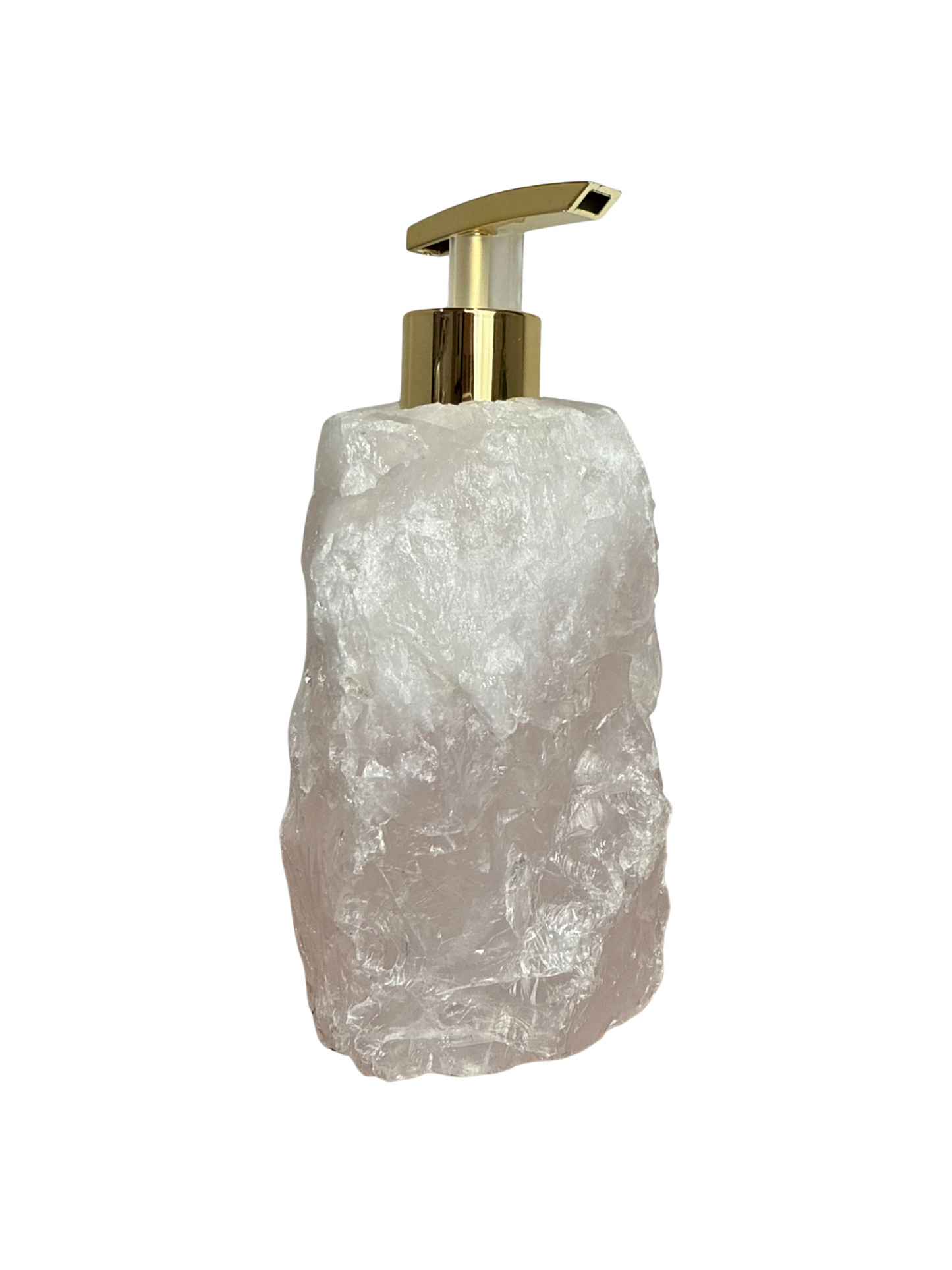 Zeeppomp van Rozenkwarts goud 5