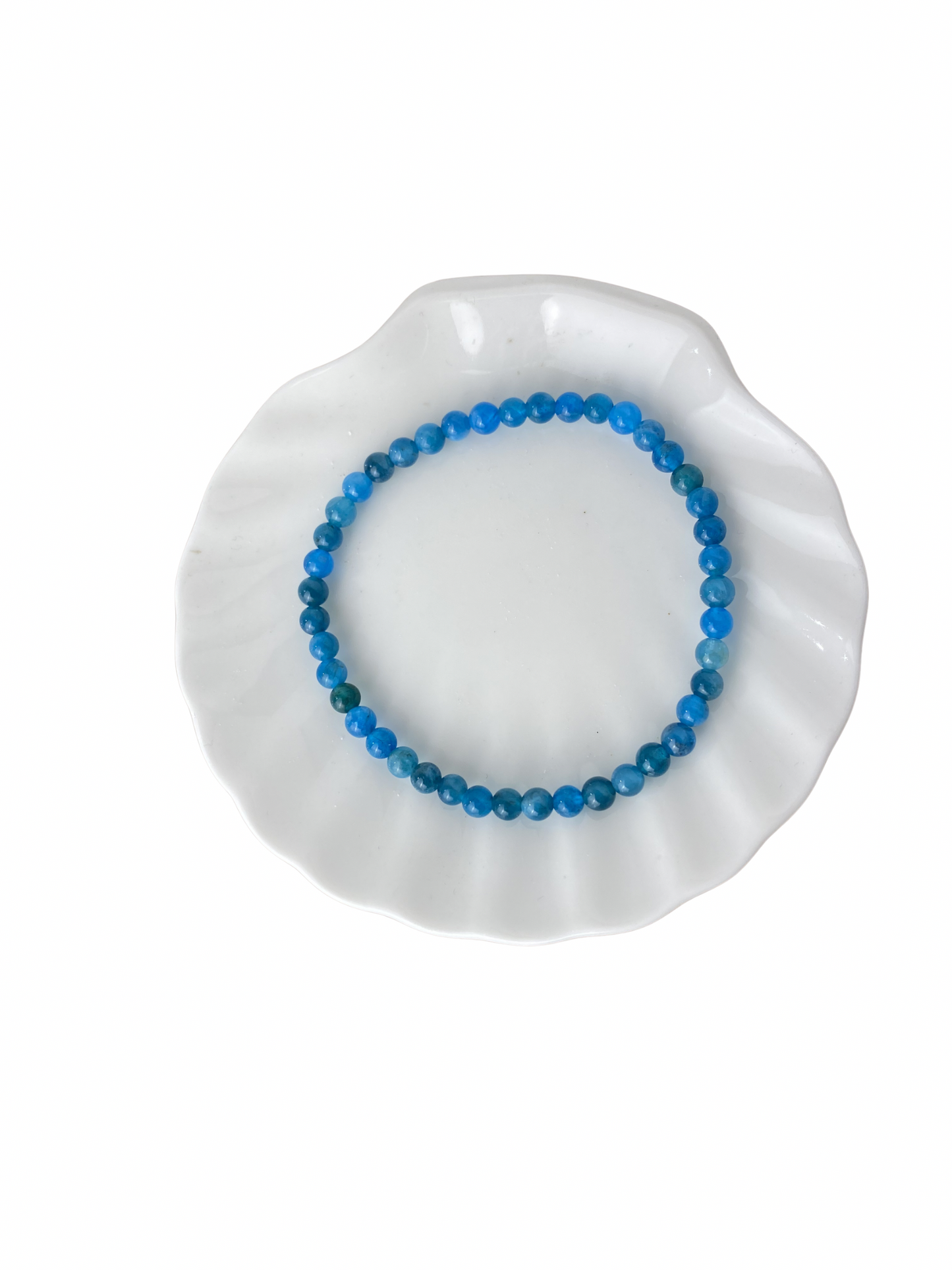 Apatite bracelet ball 6 mm
