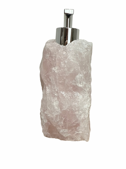 Zeeppomp van Rozenkwarts zilver 5