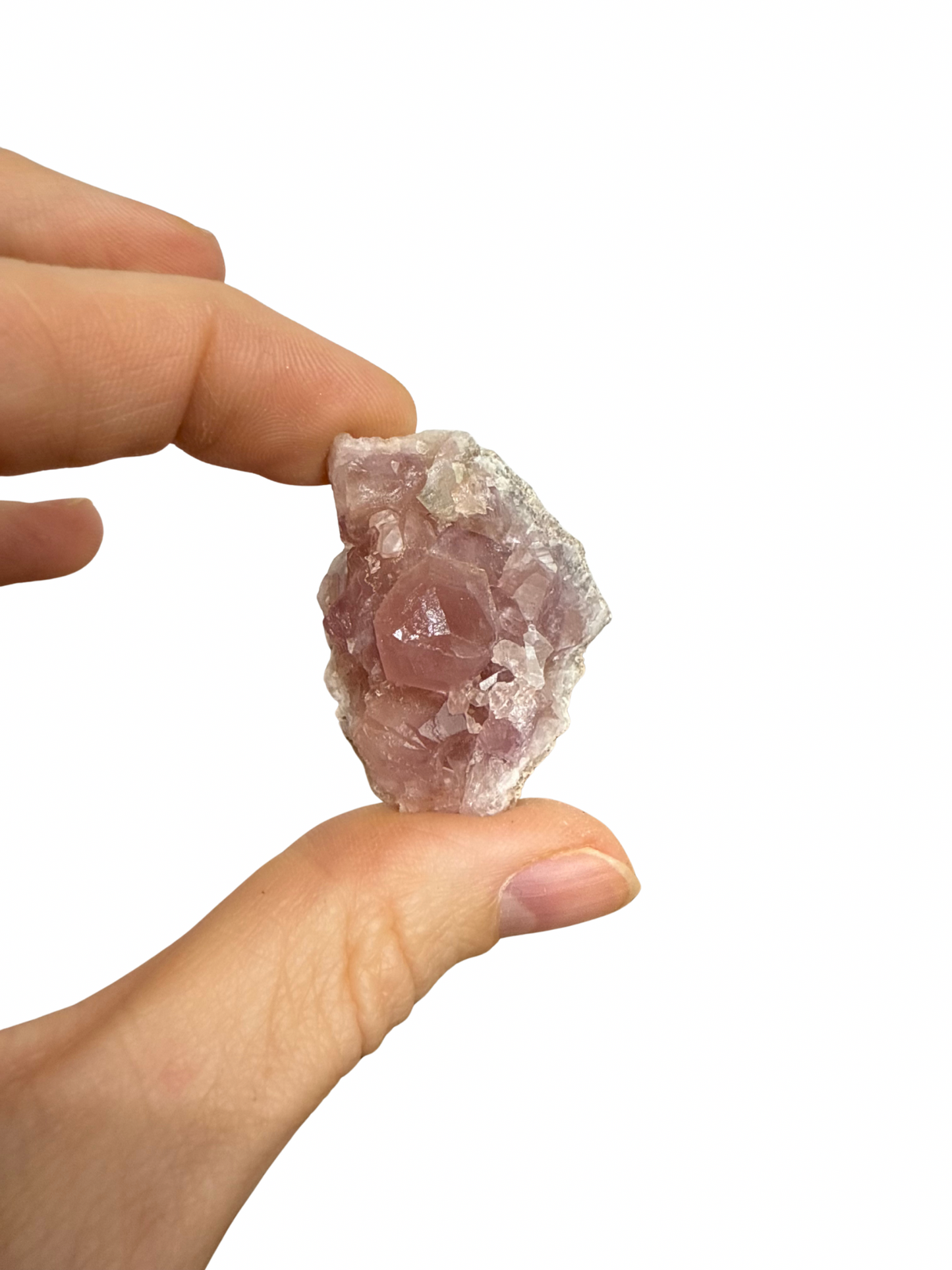 Roze Amethist geode uit Patagonië 9