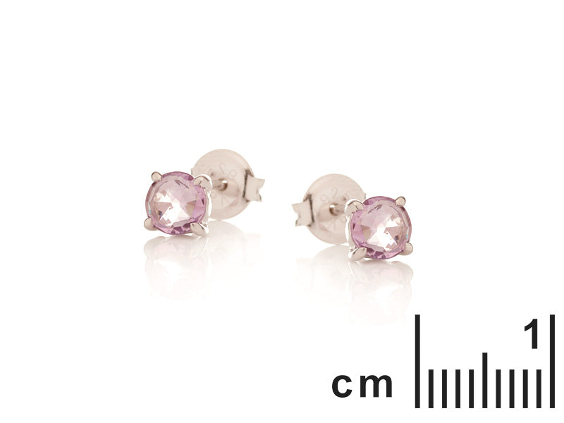 Amethist oorbellen 925 zilver