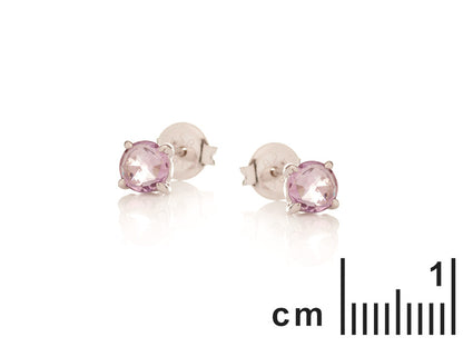 Amethist oorbellen 925 zilver