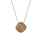 Indy necklace + Aventurine pendant split beads