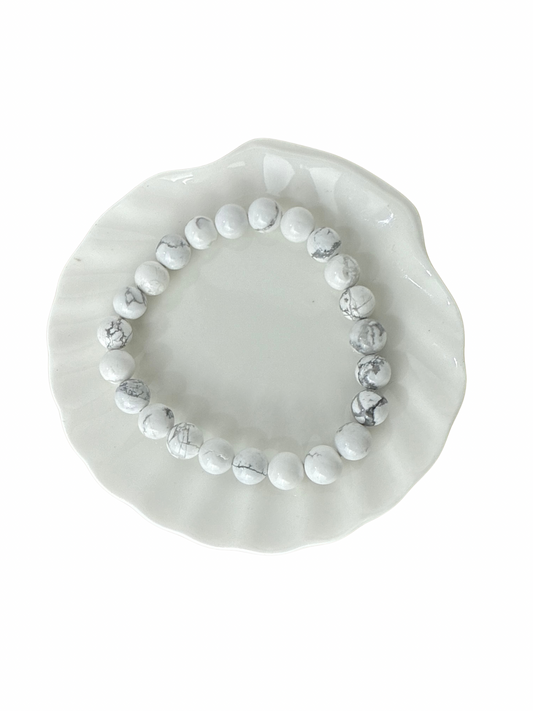 Howliet kogelarmband 8 mm