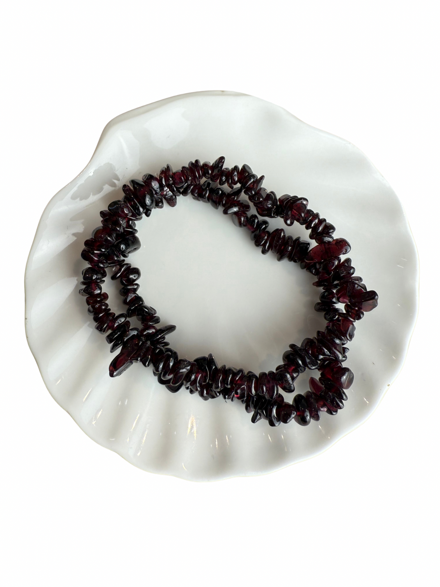 Garnet bracelet split