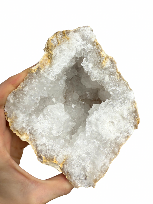 Kwarts geode half