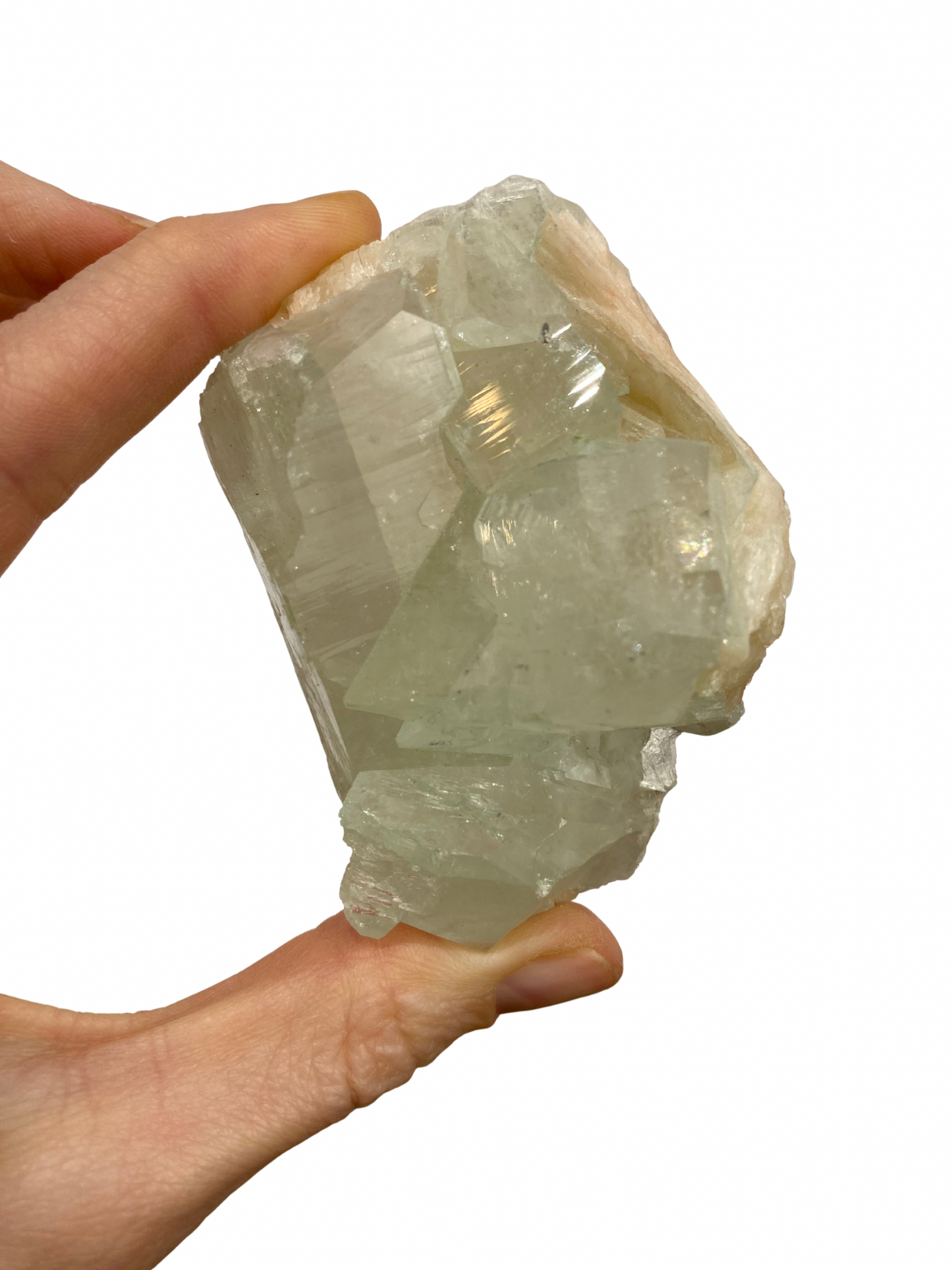 Apofyliet met Stilbiet cluster