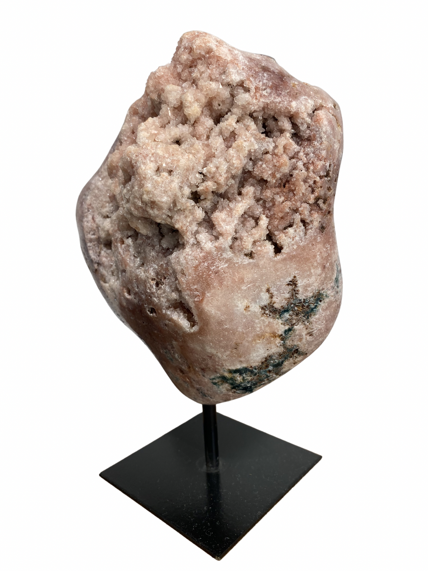 Pink Amethyst (Chalcedony) on stand