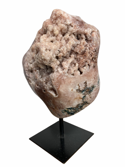 Pink Amethyst (Chalcedony) on stand