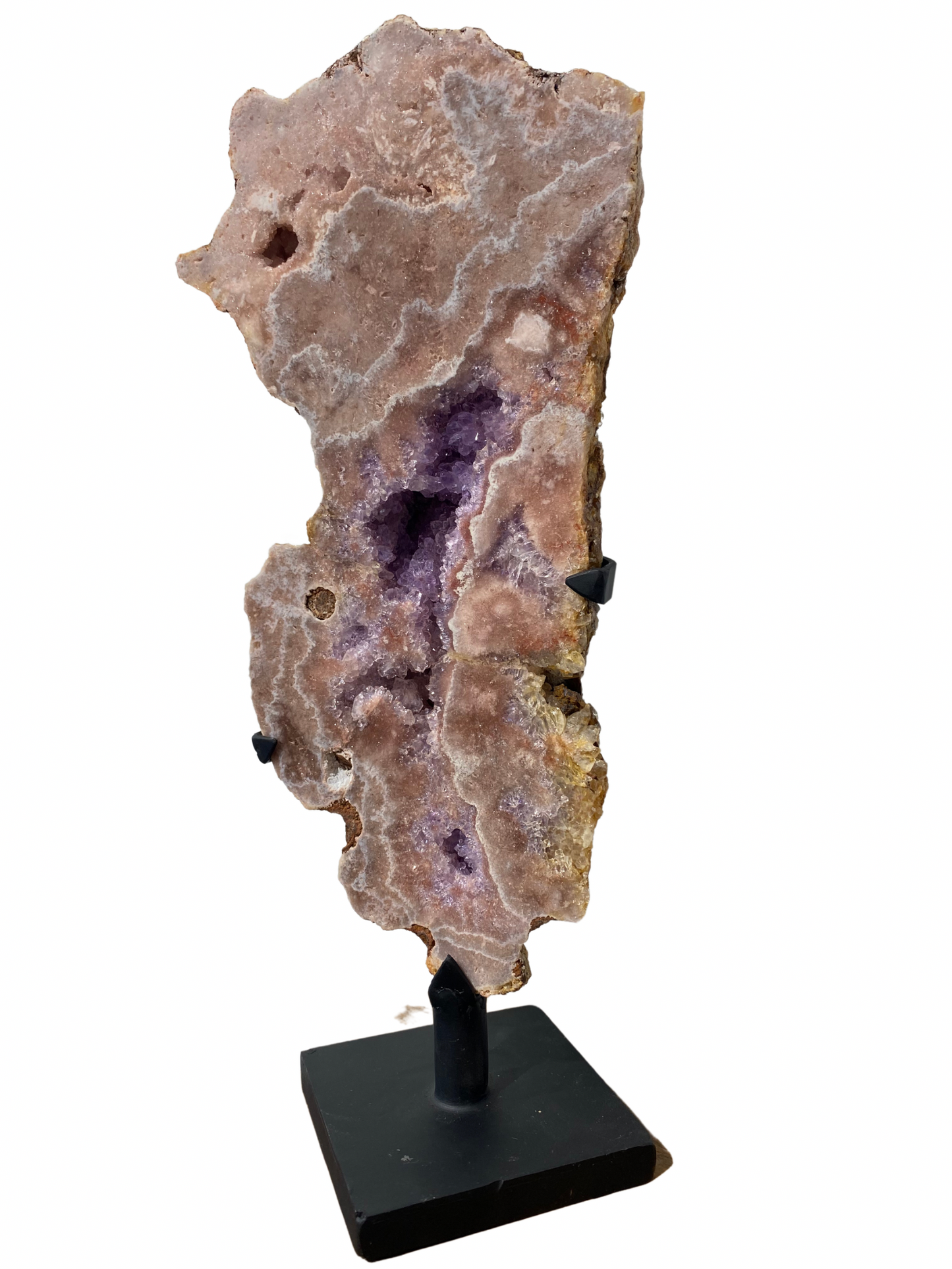 Roze Amethist (Chalcedoon) op standaard (Brazilië) | 2,2 kg